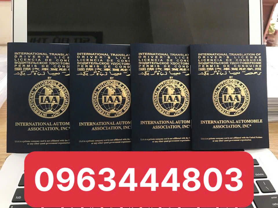 Dịch vụ làm bằng lái xe quốc tế IAA tại An Giang giá rẻ uy tín