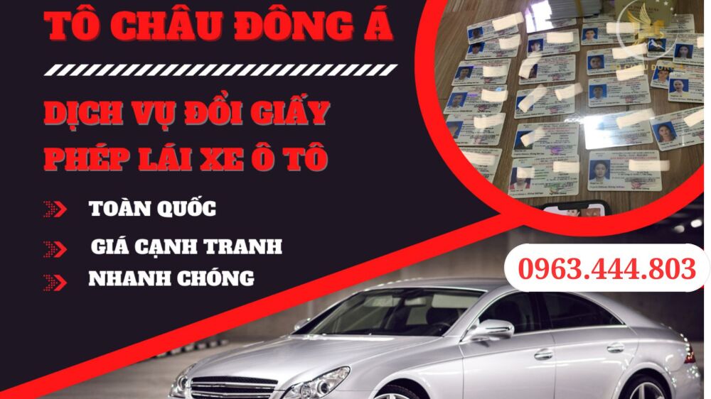 Đổi bằng lái xe ô tô online nhanh tại Đồng Nai