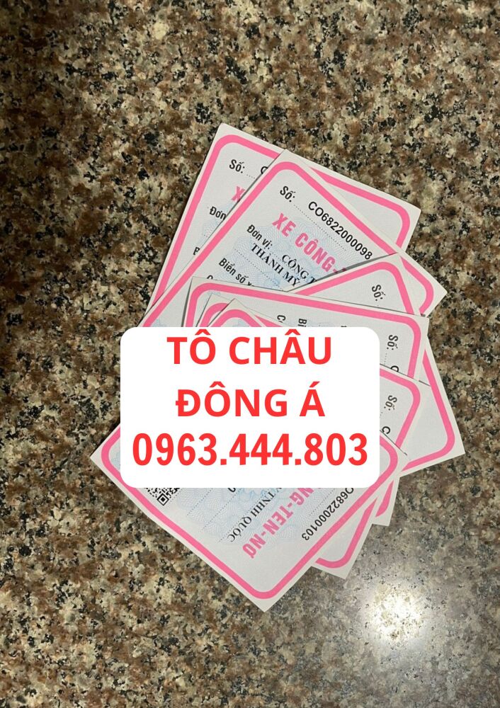 Làm phù hiệu cho xe Container nhanh chóng đơn giản tại Lạng Sơn.