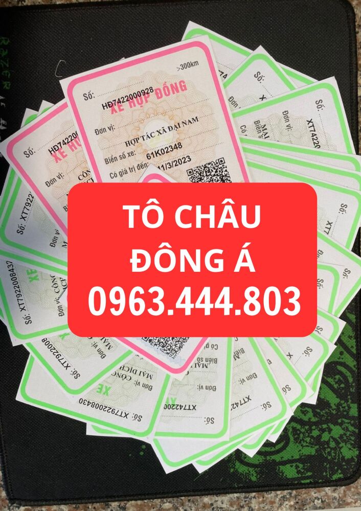 Làm phù hiệu cho xe Container nhanh chóng đơn giản tại Lạng Sơn.