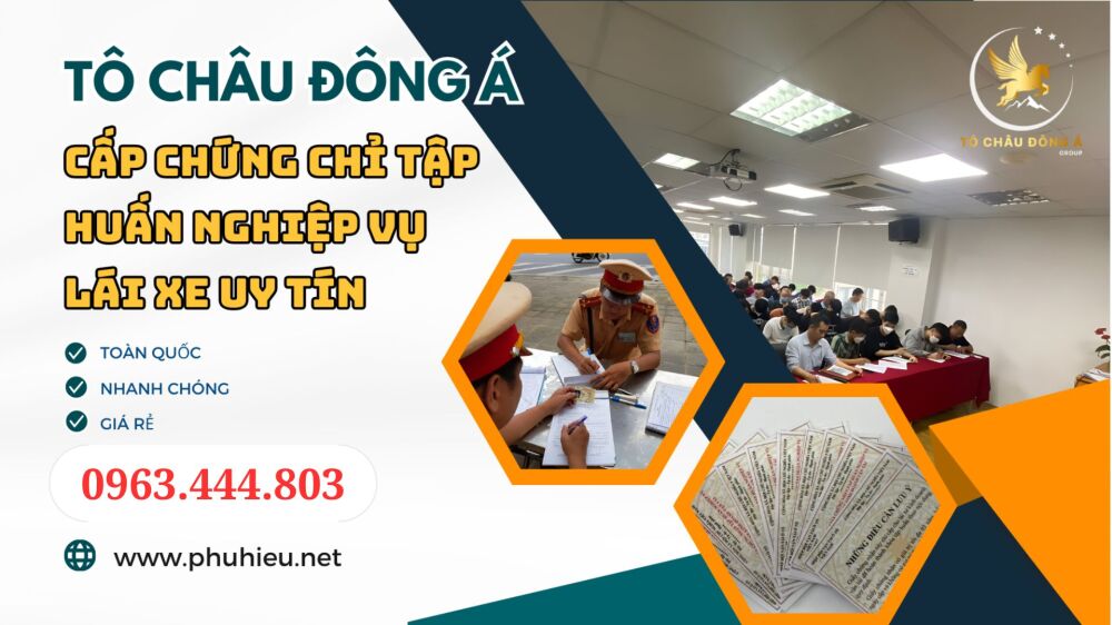 Ở Duy Tiên Hà Nam có làm thẻ tập huấn nghiệp vụ lái xe chuẩn chạy toàn quốc