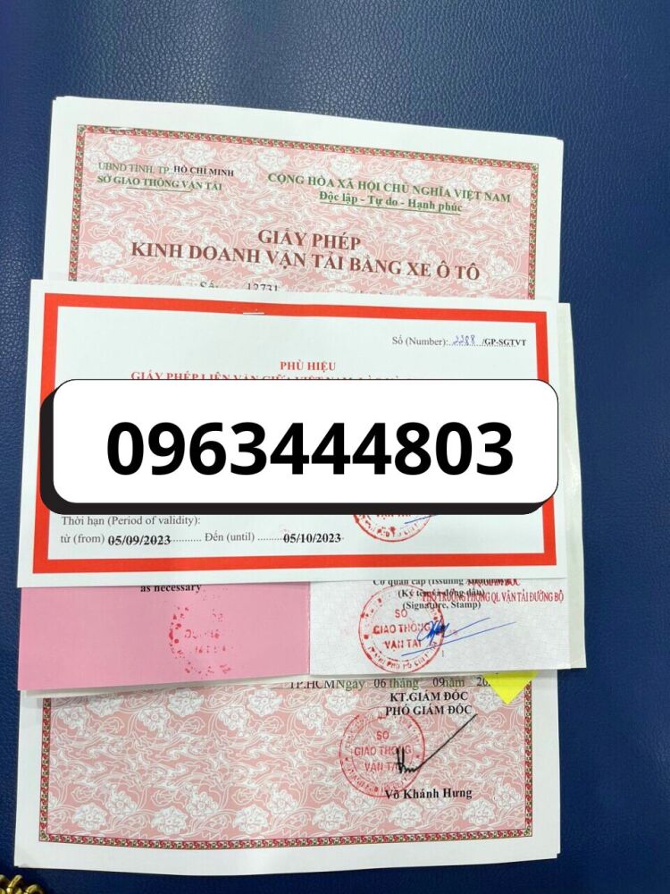 Tuyên Quang làm dịch vụ cấp giấy phép kinh doanh vận tải.