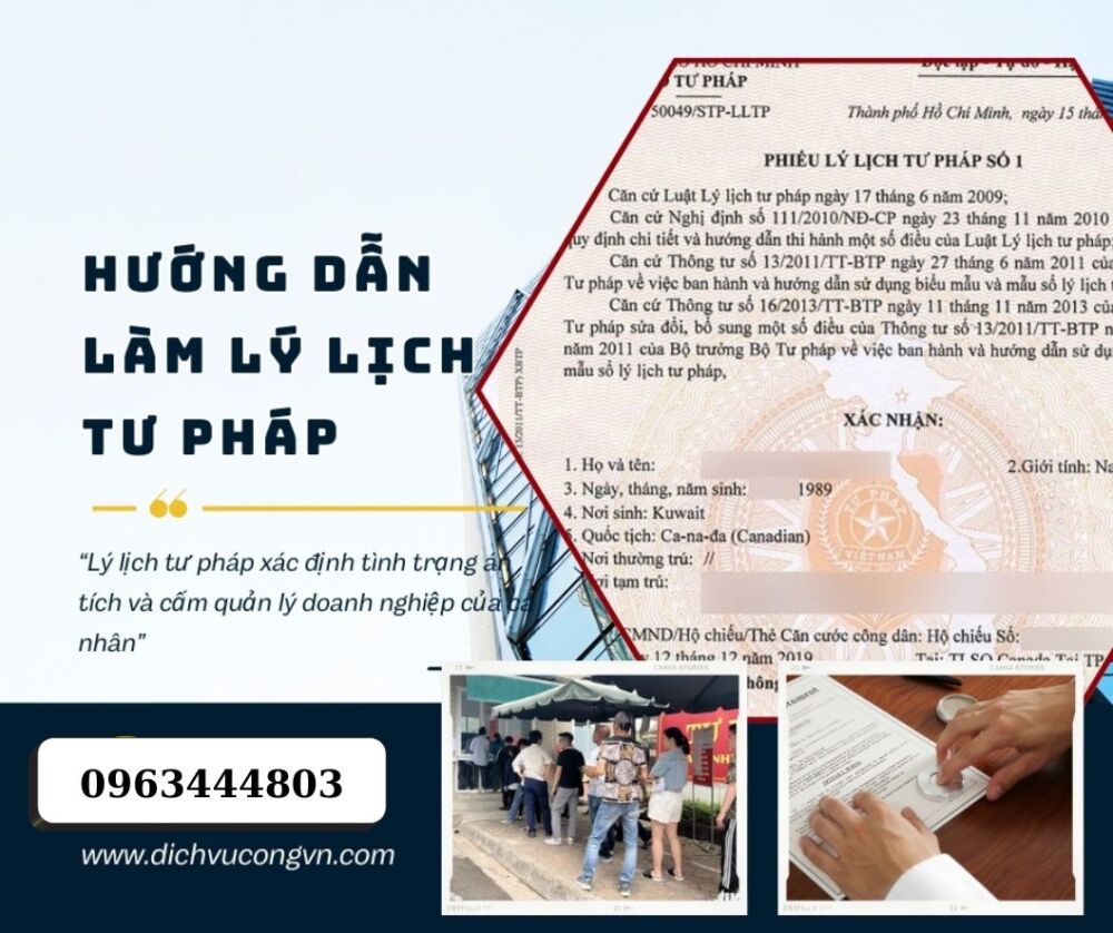 Xin phiếu lý lịch tư pháp không còn khó khăn gì tại  Hà Tĩnh