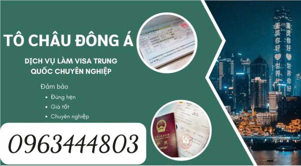 Xin Visa Trung Quốc tại Bắc Ninh qua dịch vụ