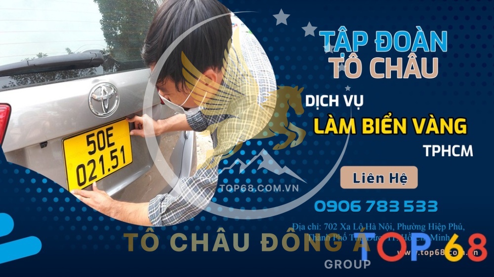 DỊCH VỤ ĐỔI BIỂN SỐ VÀNG XE Ô TÔ GIÁ RẺ TẠI HỒ CHÍ MINH