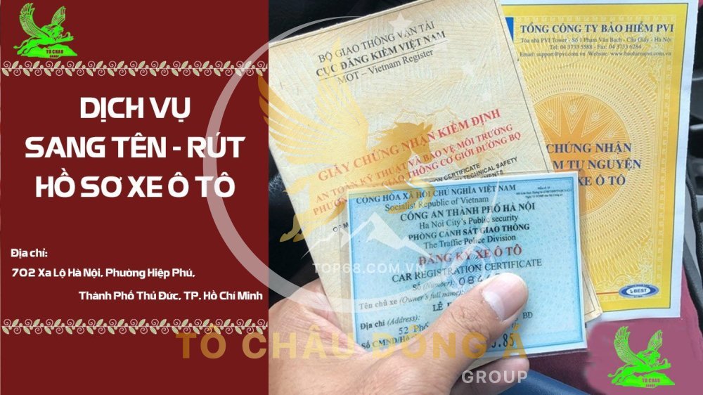 Dịch vụ rút hồ sơ gốc xe ô tô tại Long An nhanh chóng giá rẻ