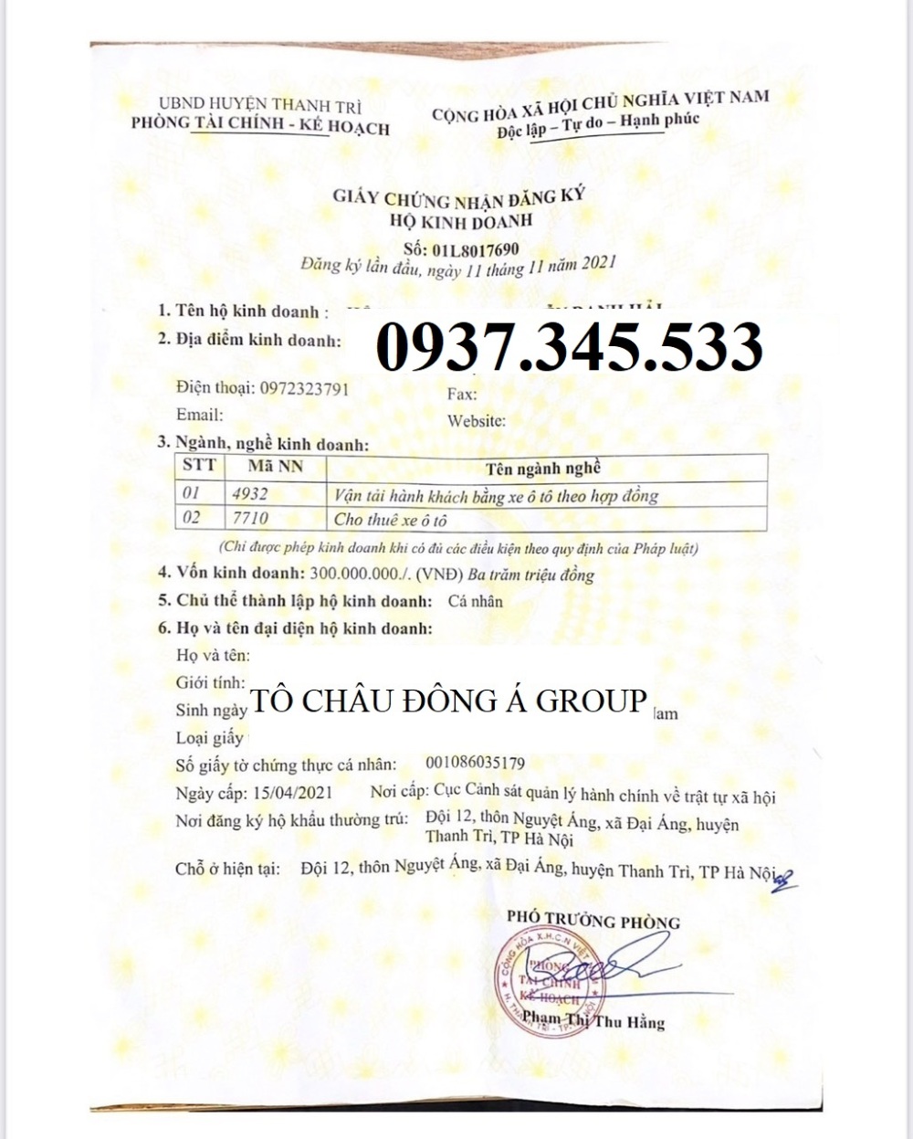 Dịch vụ thay đổi địa chỉ đăng ký kinh doanh tại Bình Dương