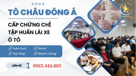 Làm chứng chỉ tập huấn lái xe tại Thái Nguyên nhanh gọn 