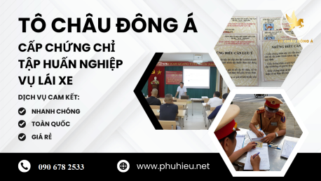 Làm chứng chỉ tập huấn nghiệp vụ tài xế ở Bình Định giao tận nơi