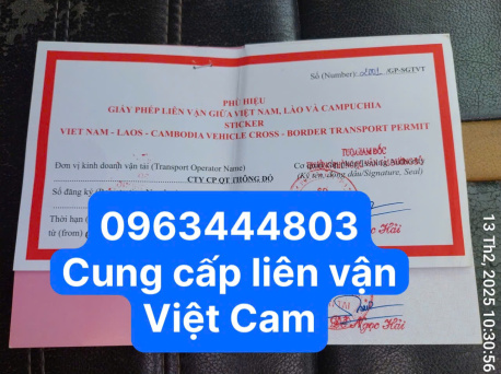 Làm giấy liên vận Việt Cam ở Hà Giang nhanh chóng 