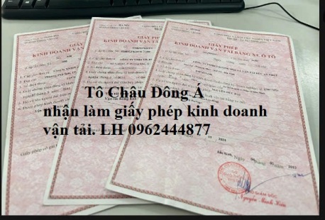 Làm giấy phép kinh doanh vận tải  tại Đồng Tháp