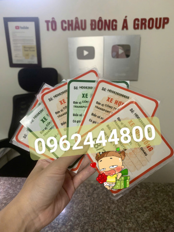 Làm phù hiệu xe giá rẻ tại Cà Mau