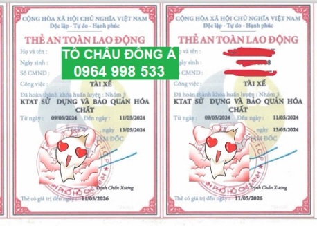 Làm thẻ an toàn lao động cực nhanh tại Thừa Thiên Huế