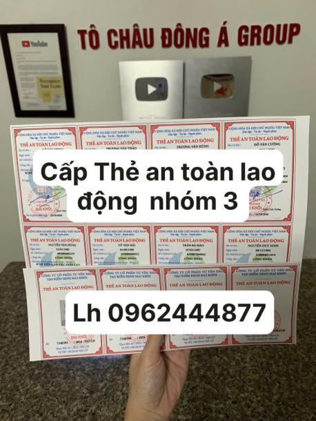 Làm thẻ an toàn lao động online uy tín