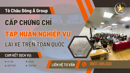 Làm thẻ tập huấn nghiệp vụ lái xe cho tài xế nhanh nhất tại Thủ Đức