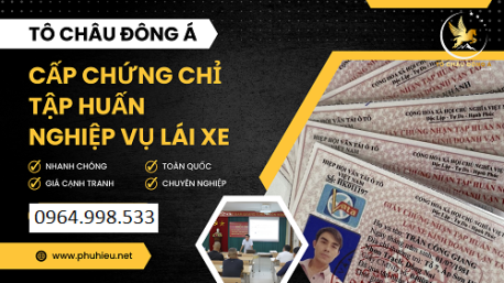 Làm thẻ tập huấn nghiệp vụ lái xe uy tín tại Bình Chánh, HCM