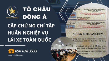 Mua giấy chứng nhận tập huấn nghiệp vụ lái xe uy tín tại Đông Anh, Hà Nội