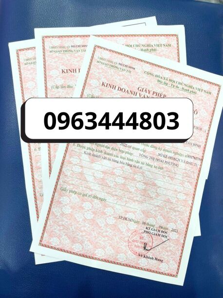 Nhận làm Giấy phép kinh doanh vận tải bằng xe ô tô tại Bắc Giang