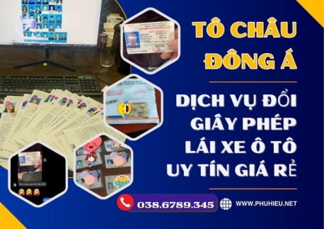 Nhanh Chóng và Dễ Dàng Đổi Bằng Lái Xe Ô Tô Trong Vòng ít Phút Tại Hòa Bình