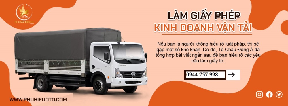 Dịch vụ làm giấy phép kinh doanh vận tải tại TP Tân An, Long An