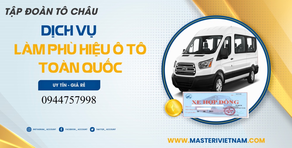 Dịch vụ làm phù hiệu xe ô tô nhanh tại Long An cũ