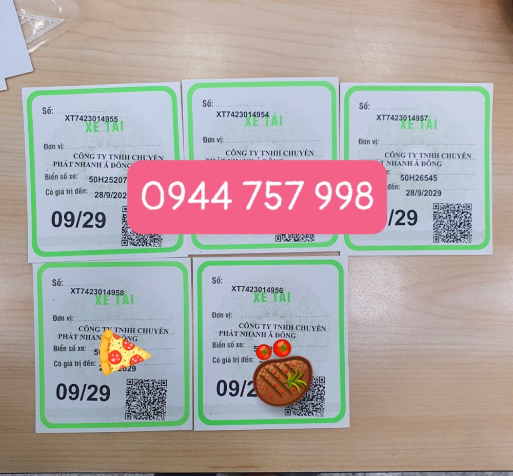 Dịch vụ làm phù hiệu xe ô tô tại Đà Nẵng