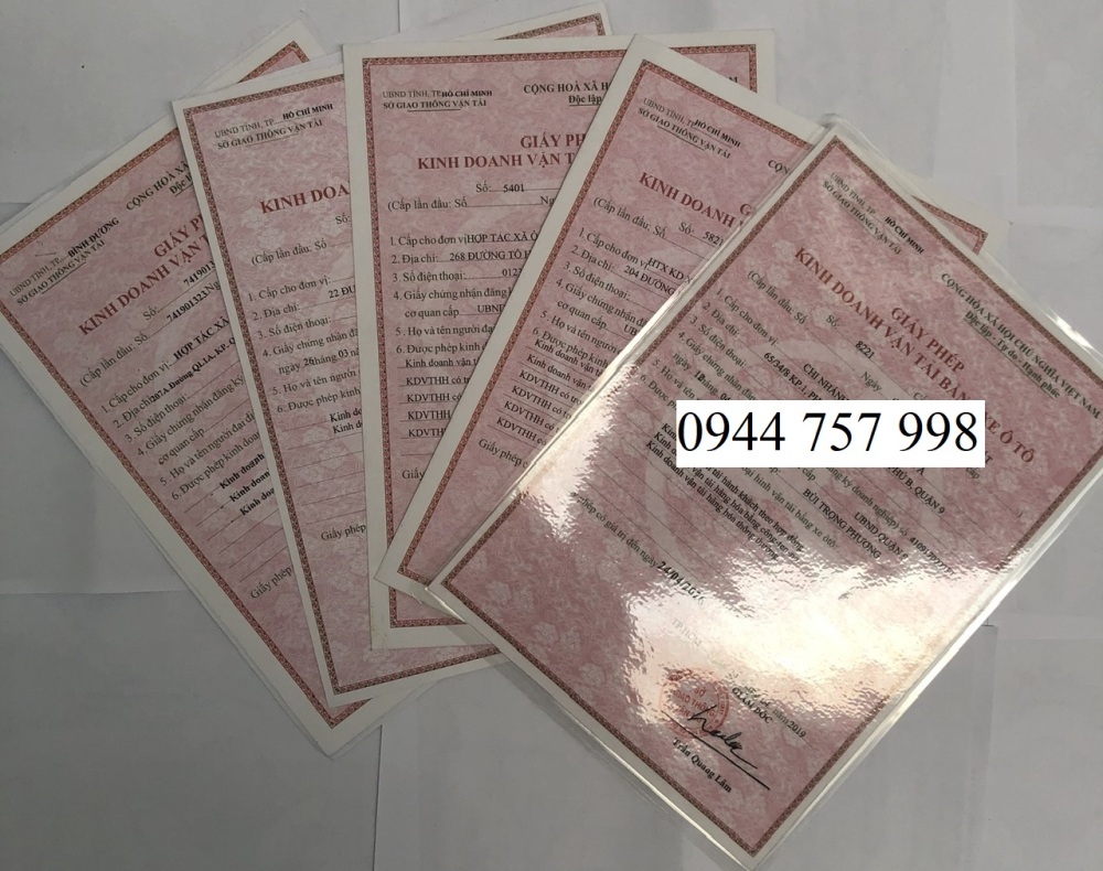 LÀM GIẤY PHÉP KINH DOANH VẬN TẢI Ở HẢI DƯƠNG