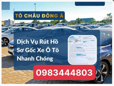 Rút hồ sơ gốc xe ô tô đơn giản, gọn gàng tại  Đống Đa Hà Nội