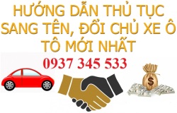 SANG TÊN XE Ô TÔ GIÁ CỰC RẺ CHỈ CÓ TẠI HẢI PHÒNG