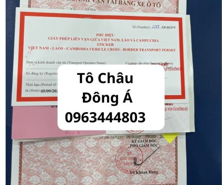 Thái Nguyên cấp liên vận Việt Lào nhanh chóng giá rẻ