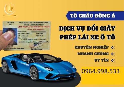 Cấp/đổi bằng lái xe ô tô giá siêu rẻ tại Cần Thơ