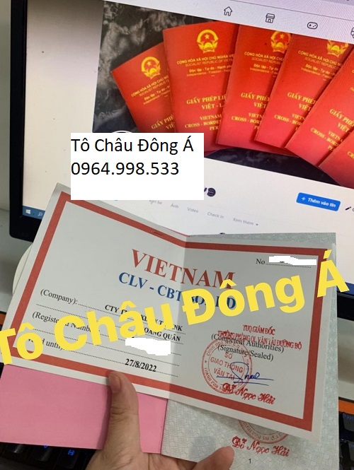 Dịch vụ cung cấp giấy phép liên vận Việt Nam - Lào tại Hà Nội