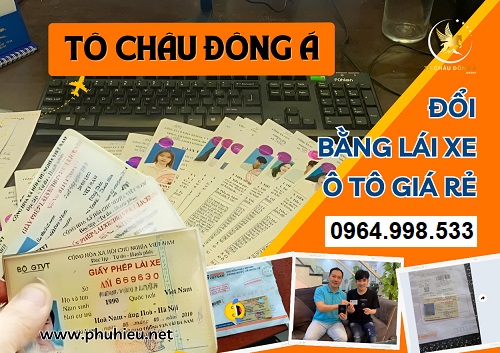 Dịch vụ đổi giấy phép lái xe tại Bình Phước 