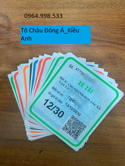 Dịch vụ làm phù hiệu xe ô tô tại Quảng Ninh giá rẻ