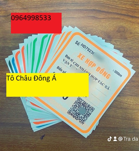Dịch vụ làm phù hiệu xe ô tô tại Quảng Ninh giá rẻ