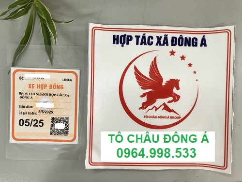 Dịch vụ làm phù hiệu xe siêu nhanh tại Bắc Giang