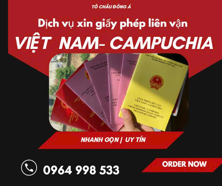 Thủ tục xin giấy phép liên vận Việt - Cam cho xe biển Sài Gòn làm nhanh