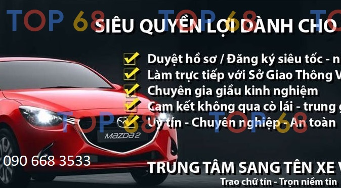 ĐỊA CHỈ SANG TÊN XE Ô TÔ UY TÍN NHẤT LONG AN