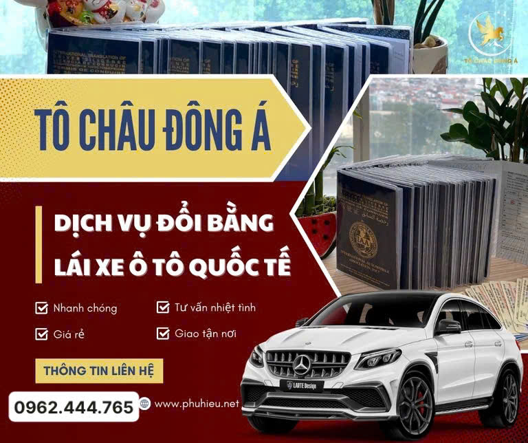 Đổi bằng lái xe Quốc Tế IAA tại Bình Dương