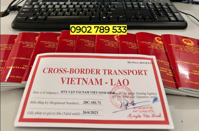Xin giấy phép liên vận Lào làm nhanh Hà Tĩnh 2 ngày lấy